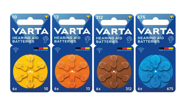 Pilas auditivas Varta